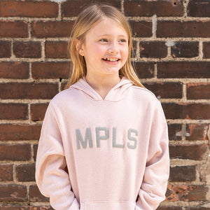 MPLS Kids Hooded Sweatshirt - Rose Pink - Northmade Co
