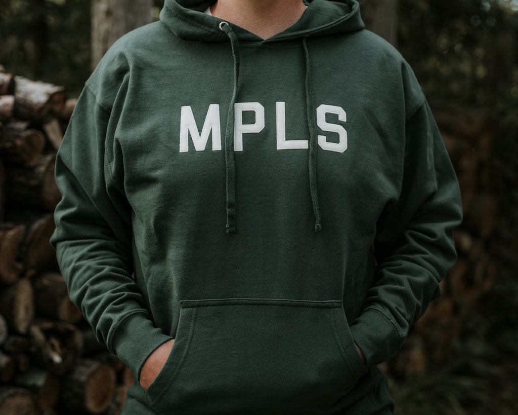 MPLS Hooded Sweatshirt - Alpine Green - Northmade Co