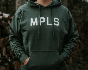 MPLS Hooded Sweatshirt - Alpine Green - Northmade Co