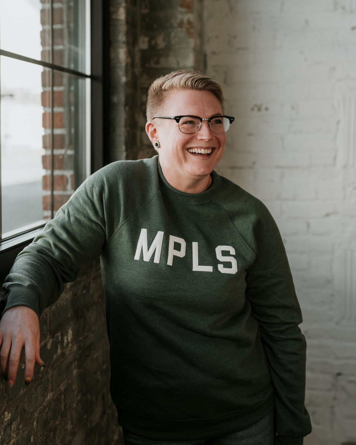 MPLS Sweatshirt - Heather Forest Green - Northmade Co