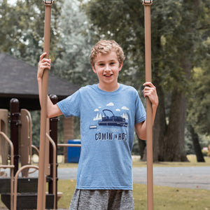 Comin' In Hot - Kids Pontoon Shirt - Northmade Co