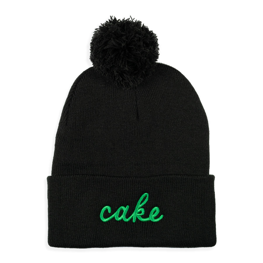 Cake Script Knit Winter Hat | Edina Pom Hat - Northmade Co