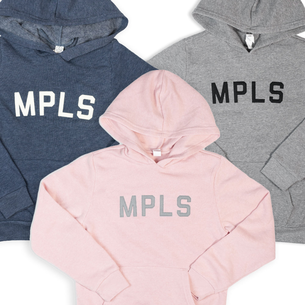 MPLS Kids Hooded Sweatshirt - Grey - Northmade Co