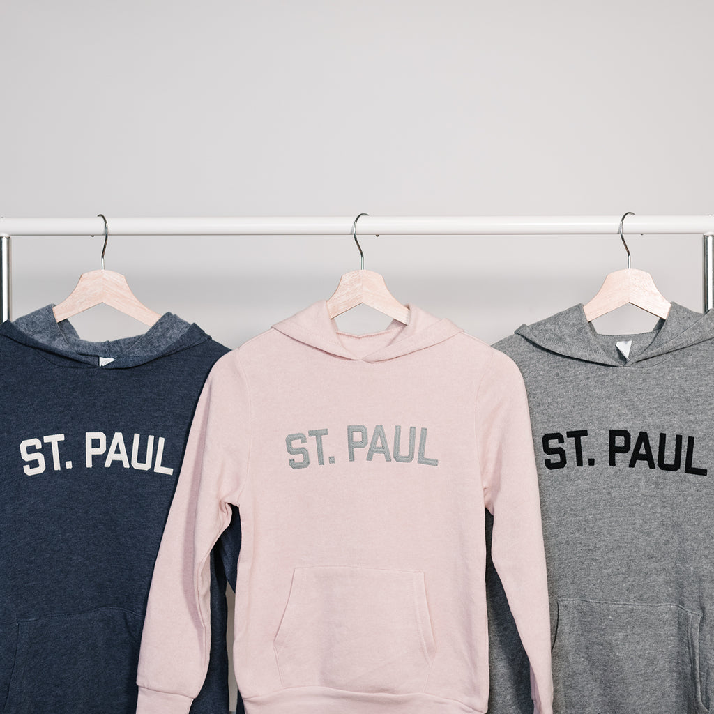 St. Paul Kids Hooded Sweatshirt - Rose Pink - Northmade Co