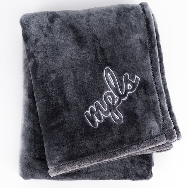 MPLS Script Fleece Blanket - Northmade Co