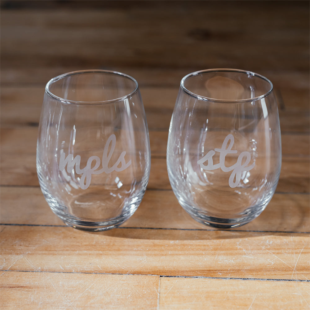 
                  
                    STP Script Wine Glass - Northmade Co
                  
                