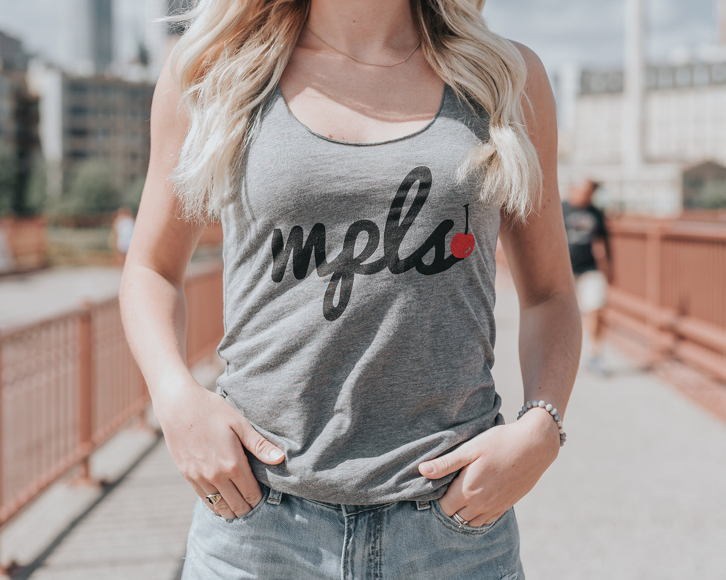 
                  
                    MPLS with a Cherry On Top - Women's Racerback Tank - Northmade Co
                  
                