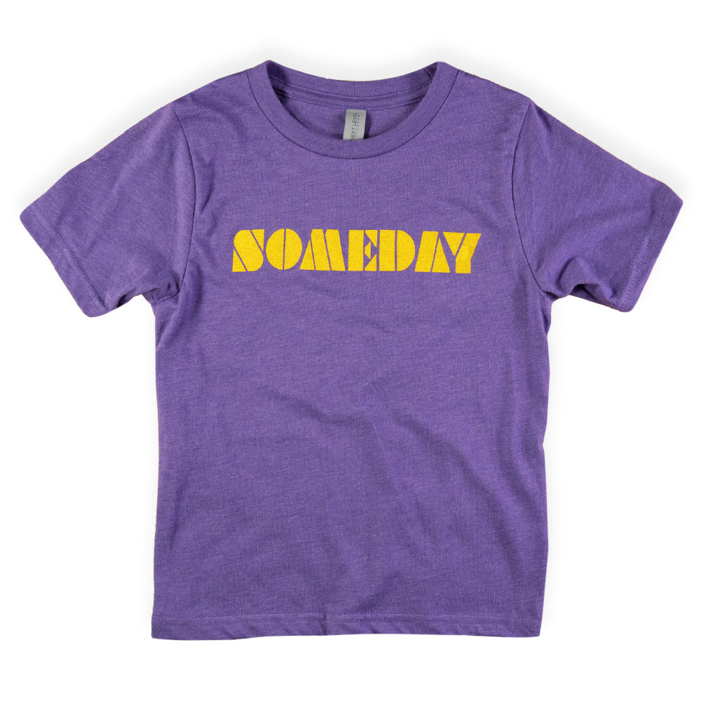 SOMEDAY Kids Shirt | Minnesota Football Purple & Gold Shirt