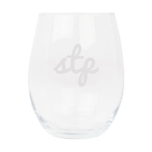 STP Script Wine Glass - Northmade Co