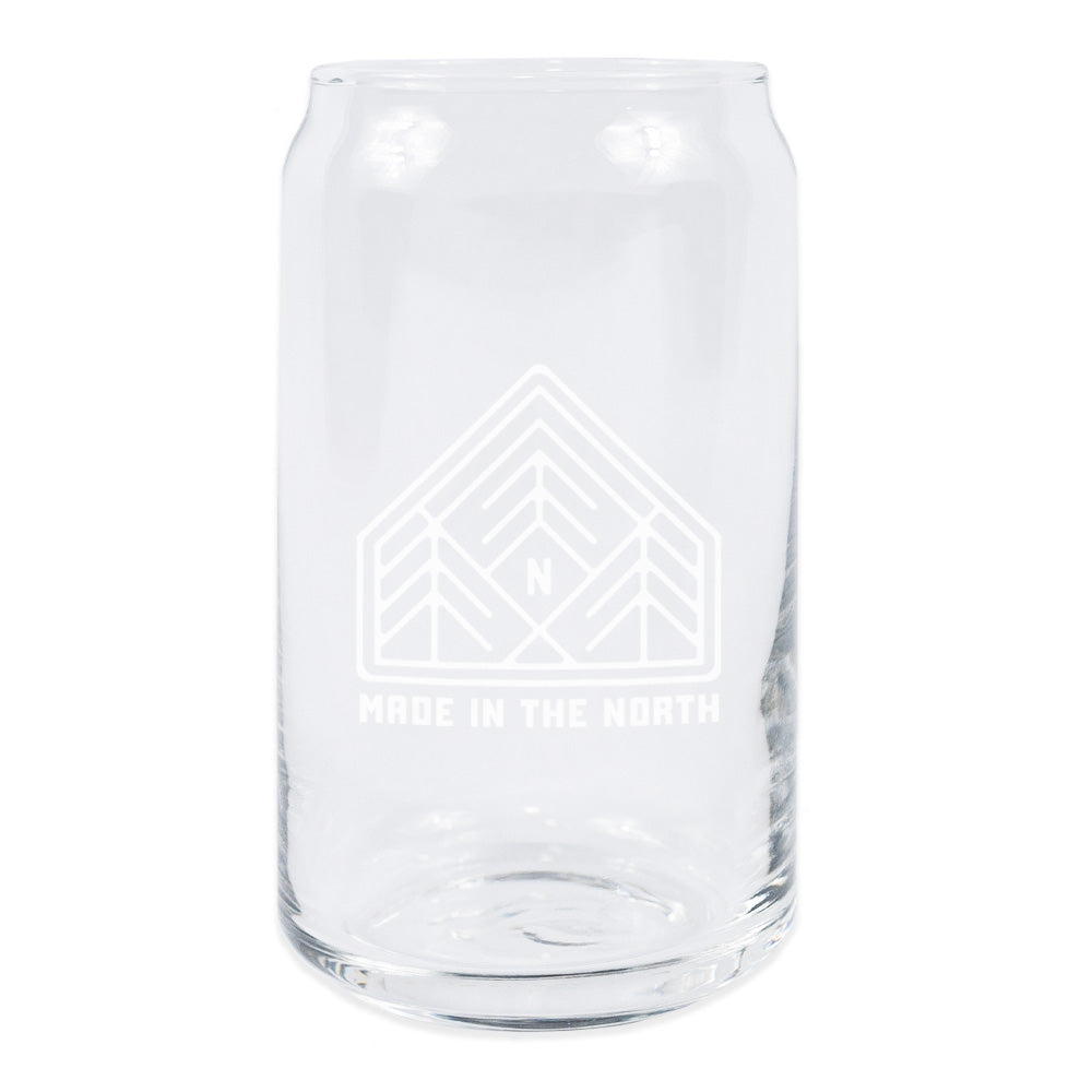Three Pines Made in the North Beer Can Glass - Northmade Co